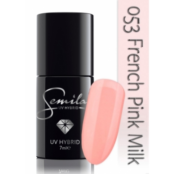 SEMILAC lakier hybrydowy 053 french pink milk - 7 ml